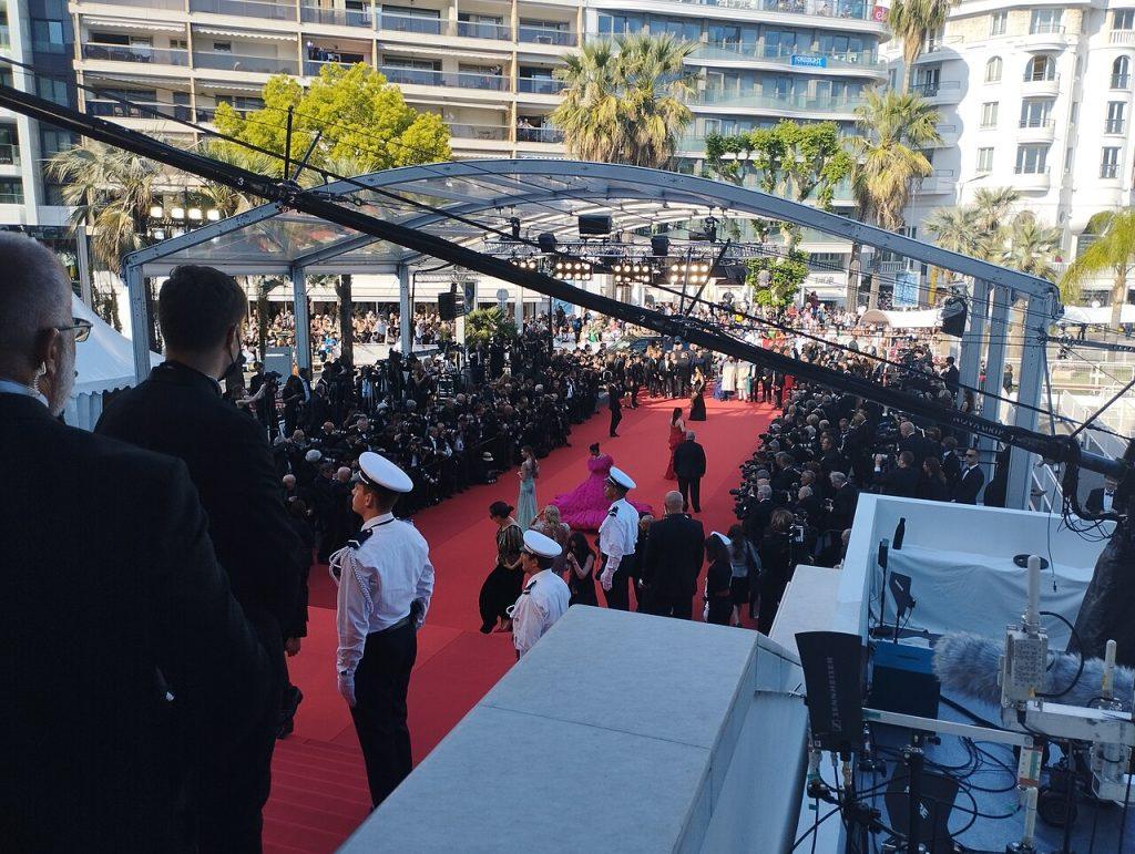 La montée des marches au Festival de Cannes