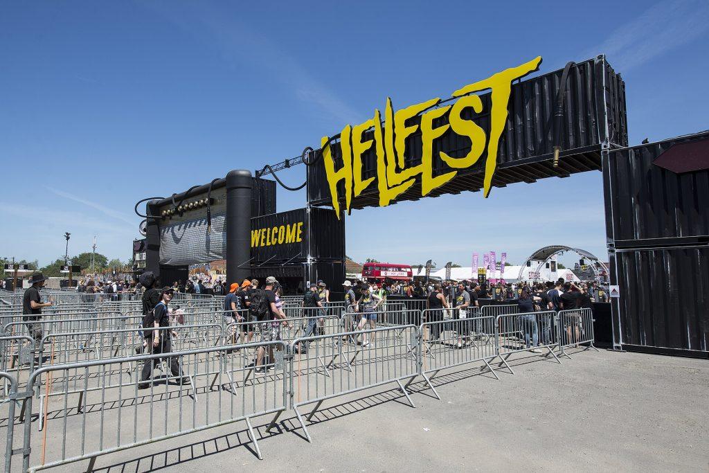 Entrée du Hellfest à Clisson