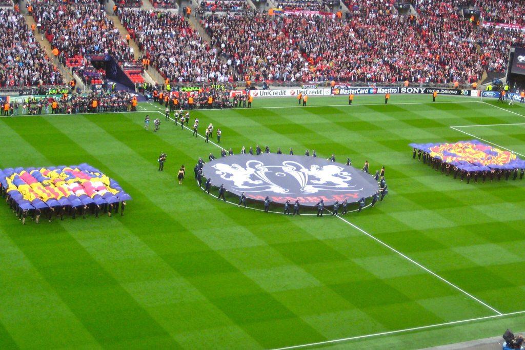 Cérémonie d’avant-match de la Ligue des champions