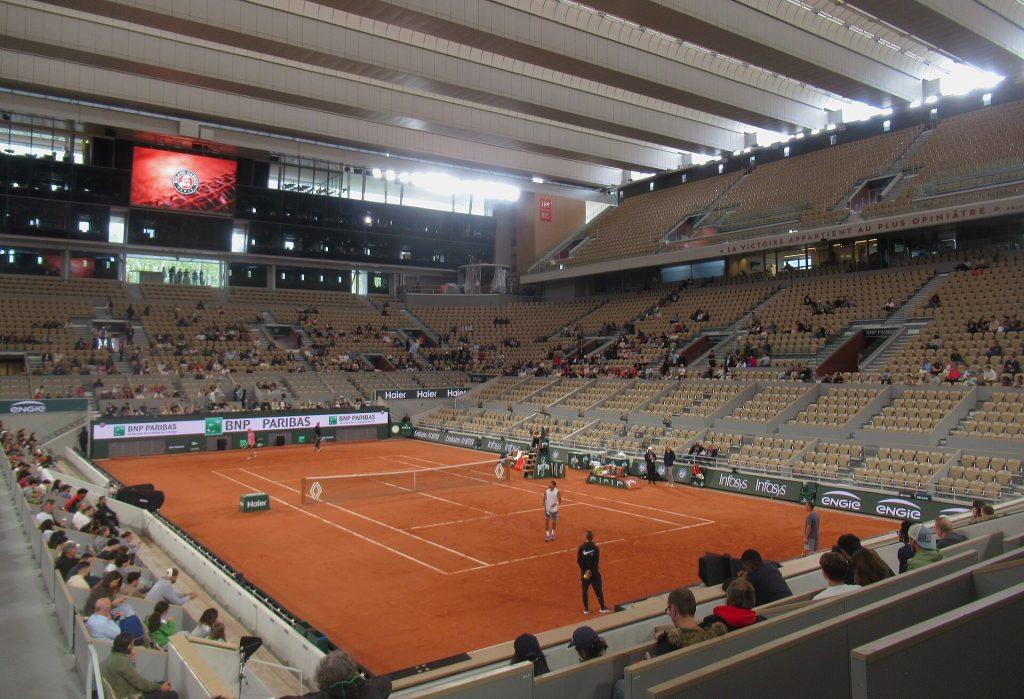 Court Philippe-Chatrier à Roland-Garros